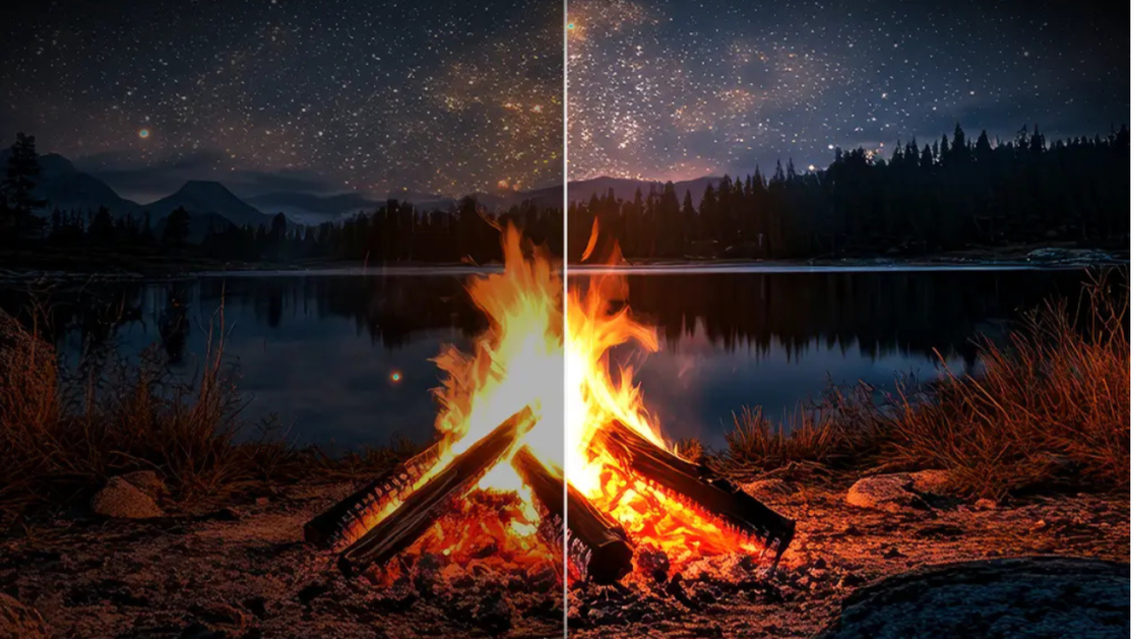 equilíbrio entre brilho e contraste