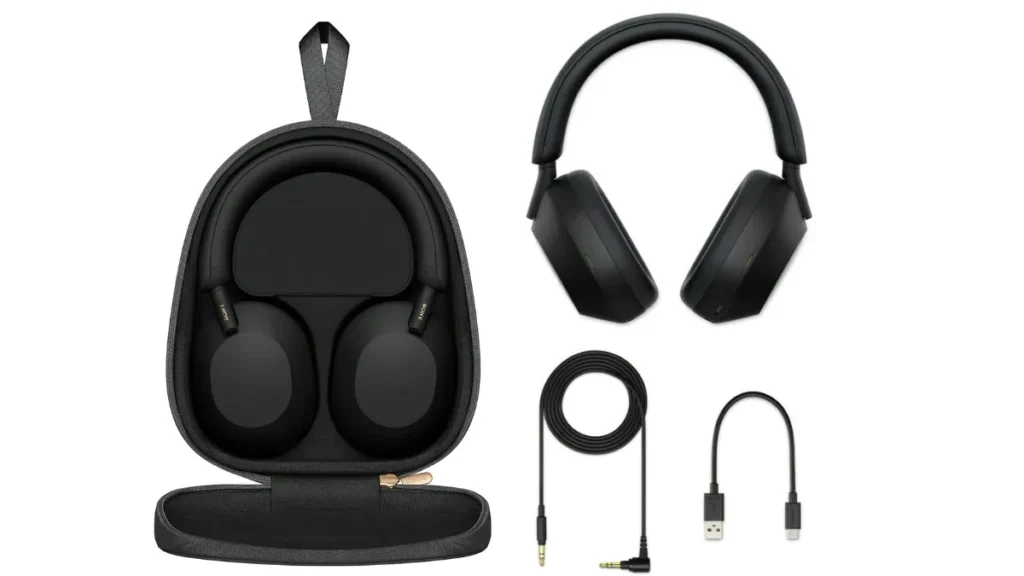 Fones-de-ouvido-sem-fio-e-com-cancelamento-de-ruído-Sony-WH-1000XM5