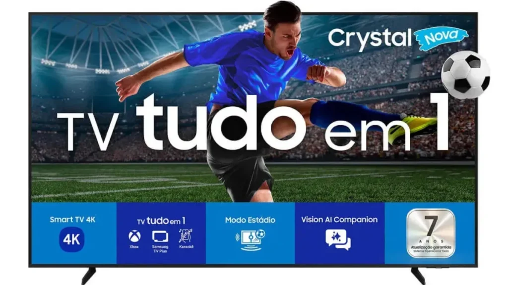Samsung U8100F: melhor Smart TV 4K custo-benefício de 2026