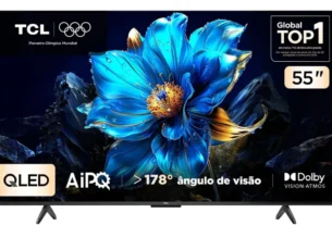TCL P7K vale a pena: TV QLED de 55 polegadas com tela sem bordas