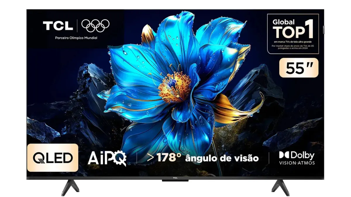 TCL P7K vale a pena: TV QLED de 55 polegadas com tela sem bordas