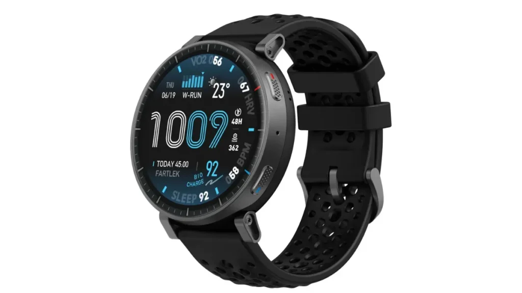 Amazfit Active Max com tela AMOLED e longa duração de bateria para usuários de iPhone